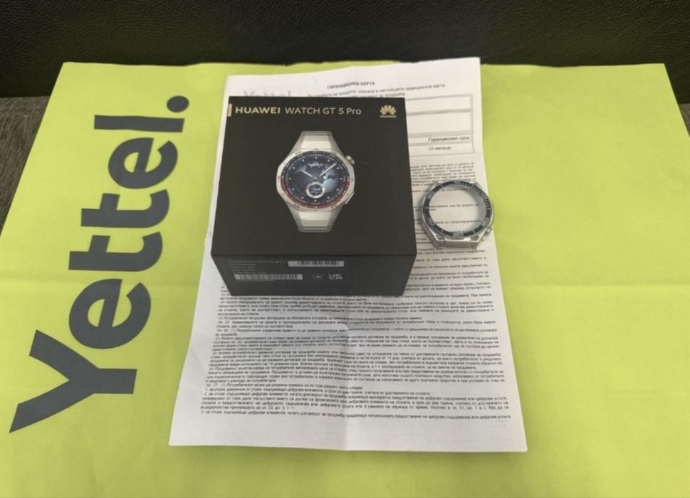 46mm Huawei Watch GT 5 Pro Yettel Гаранция 2026 Titanium GT5