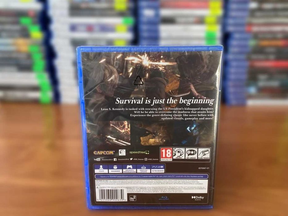 НОВЫЙ Resident Evil 4 Remake PS4/PS5 Обитель зла 4 Ремейк Много Игр