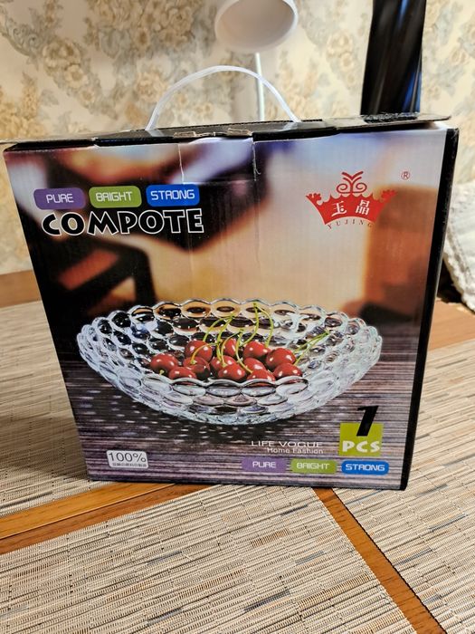 Ваза под фрукты, новая в упаковке