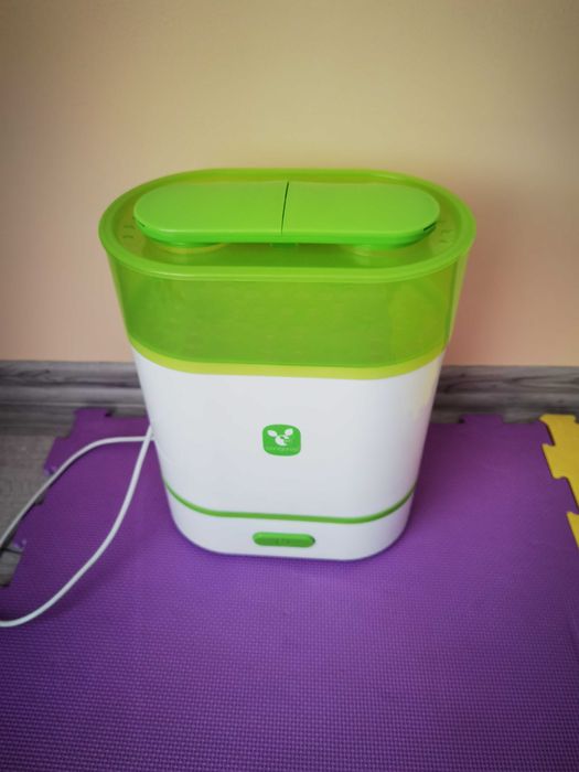 Стерилизатор за бебешки шишета Cаngaroo 3 в 1 зелен  с Подарък раничка