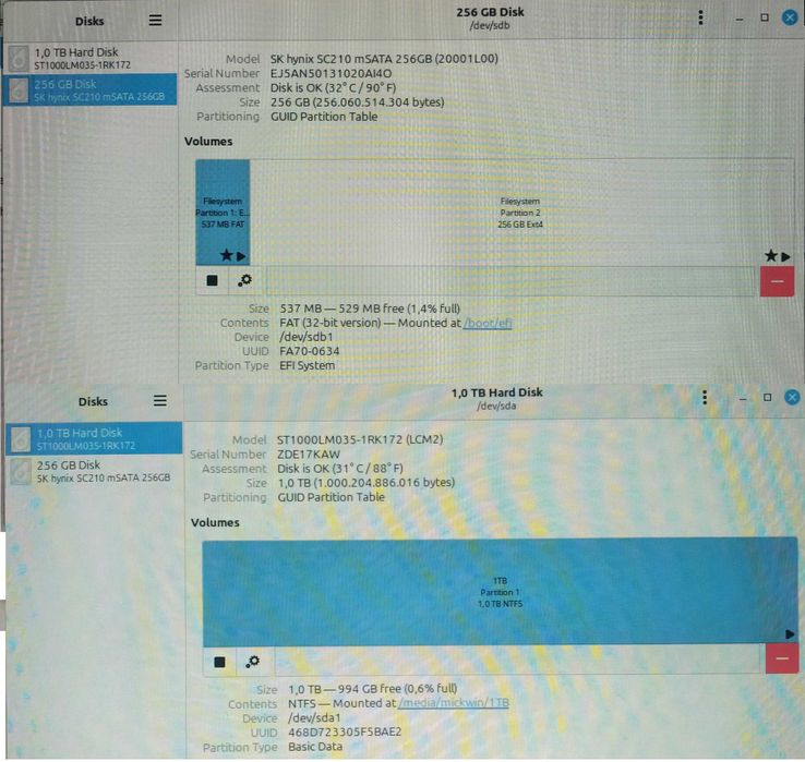 Mini PC Intel NUC D54250WYKH - 16GB RAM, SSD + HDD, Mentenanță la zi