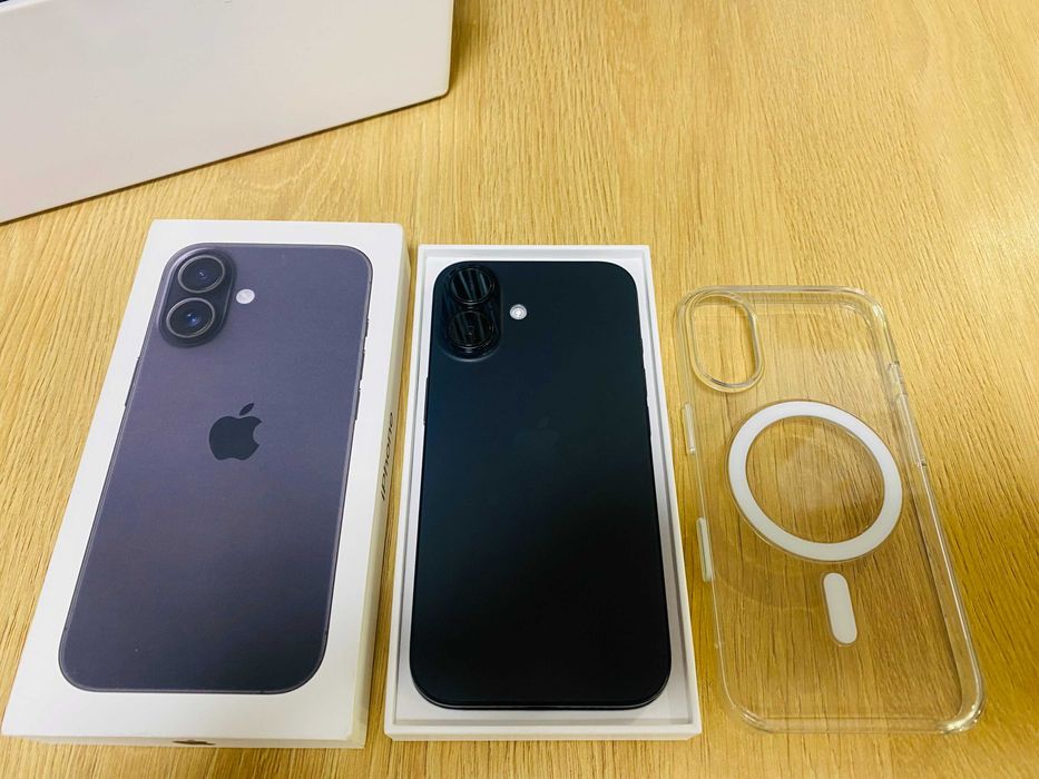 НОВ !!! Apple iPhone 16, 128GB, 5G, Black