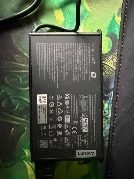 Incarcator Original Nou Laptop Lenovo 170W Mufa Patrata