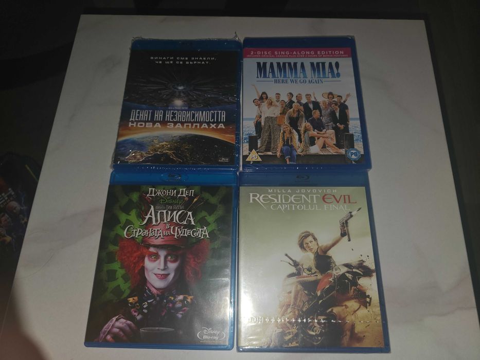 Blu ray и двд филми!!!