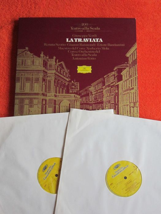 vinil rar La Traviata Verdi, Antonino Votto 200 ani Teatro Alla Scala