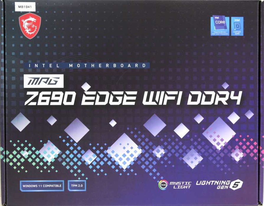 Материнская плата MSI MPG Edge Z690 Wi fi DDR4