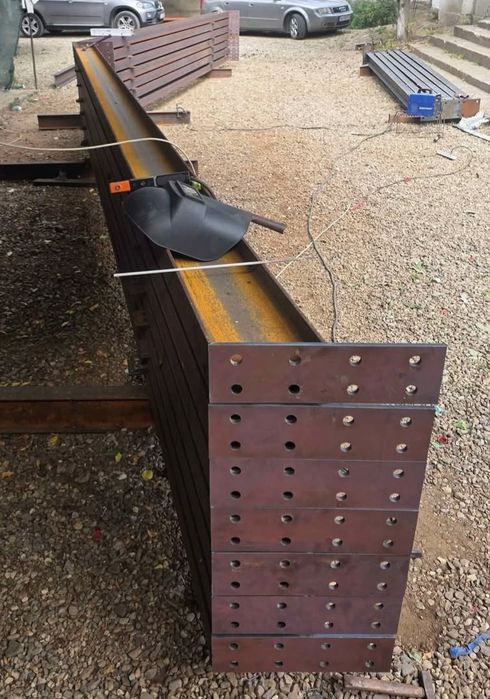 Vand structura metalica 10x29x4h la pret de pomana