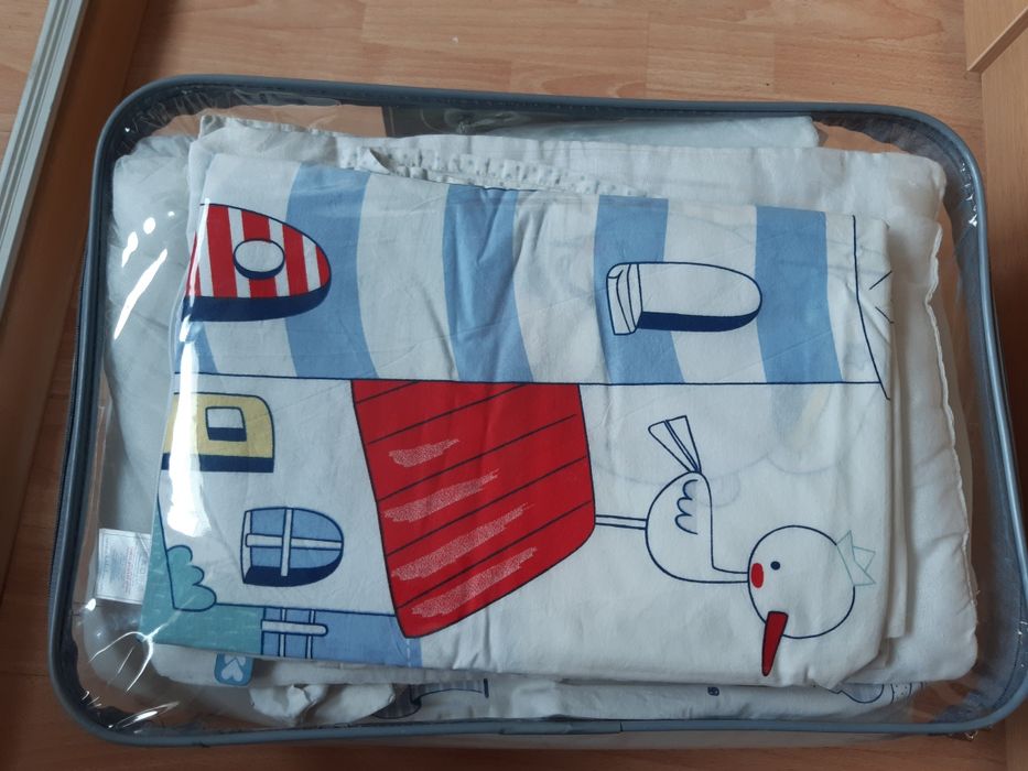 Бебешки спален комплект 5 части Kikkaboo