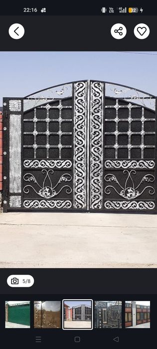 Покраска ворот. Професионально