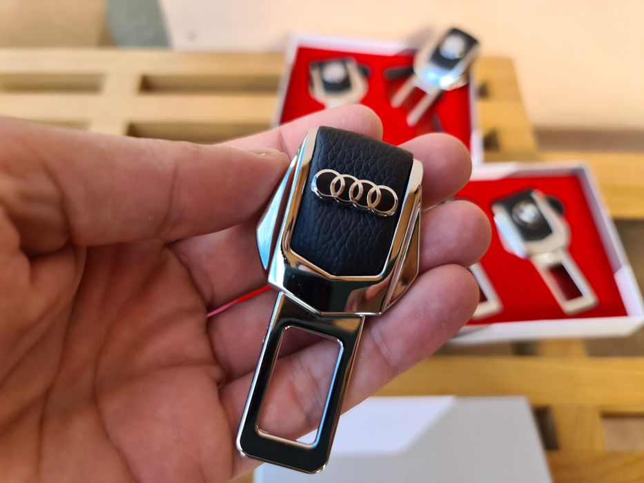 Anulator centura premium cu elemente din piele si logo