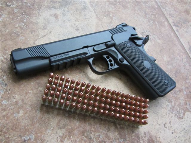 Pistol *ARC MODIFICAT* Armare Manuala METAL slide airsoft Springco2gaz