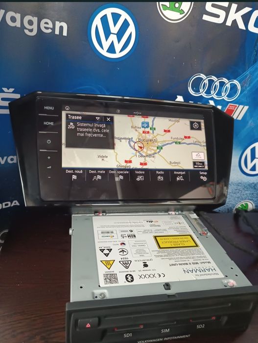 Navigație VW MIB2.5 Harman + Display 9.2” + Ramă Piano Black
Preț: 3.5