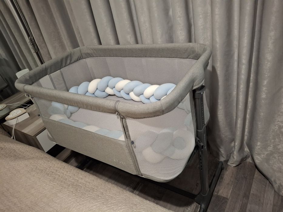 Бебешки CANGAROO Обиколник плитка BRAIDY СВЕТЛО СИН