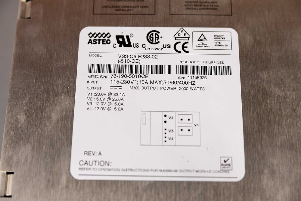 Sursă tensiune 2000W cu 4 iesiri: 28V-32A, 5V-25A, 12V-5A, 12V-5A