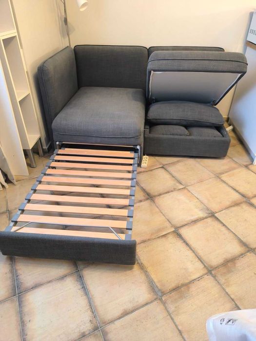 Модулен ъглов диван,опция сън,сваляеми калъфи