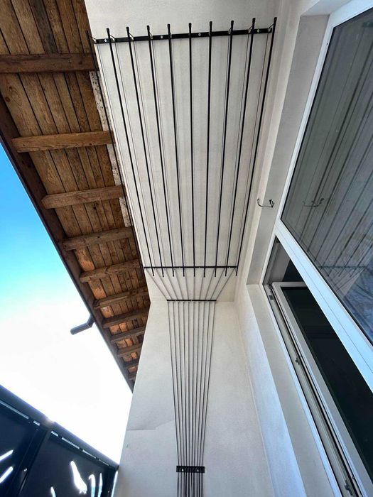 Здрав таванен простор  за сушене на дрехи - (ДВОЙНА РОЛКА) (МЕТАЛЕН)