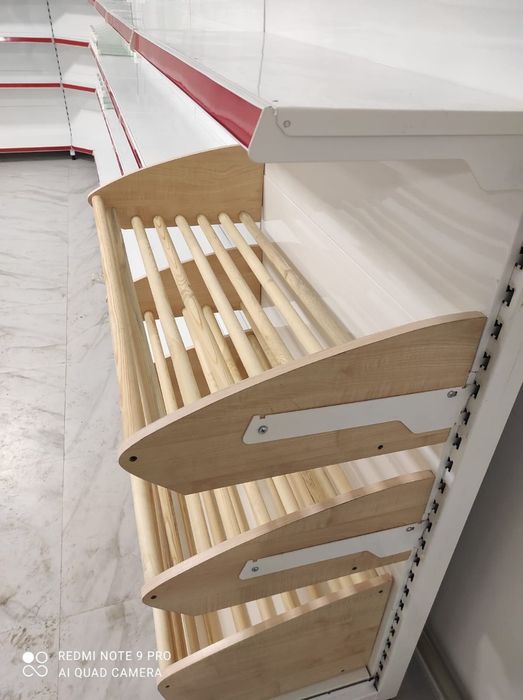 Стеллаж металлический полки хлеб