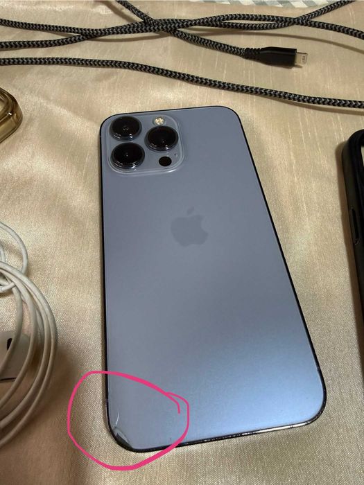 iPhone 13 Pro 128GB Baterie 92% + Casti + 2 Huse + Cablu 2m SuperFast