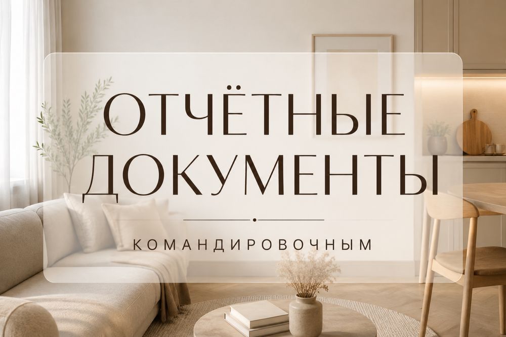 Отчетные документы командировачным/полный паке/ гостиничные документы