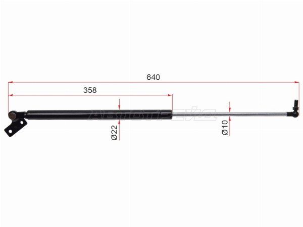 Амортизатор крышки багажника Mazda 626