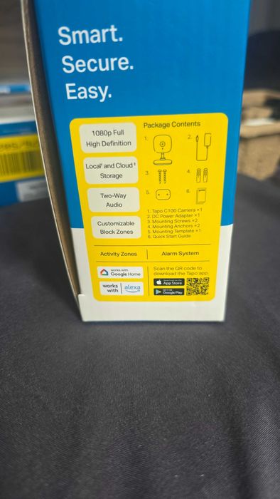 Home Security TapoC100 WiFi full HD camera