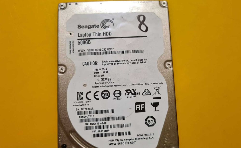 8.HDD Hard Disk Laptop Thin HDD Seagate 500Gb 5400Rpm 16MB SATA 2