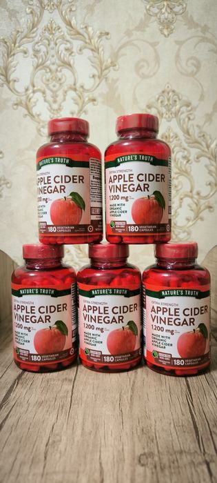 Apple Cider Vinegar 1200 mg — Tabiiy ozish va Detoks!