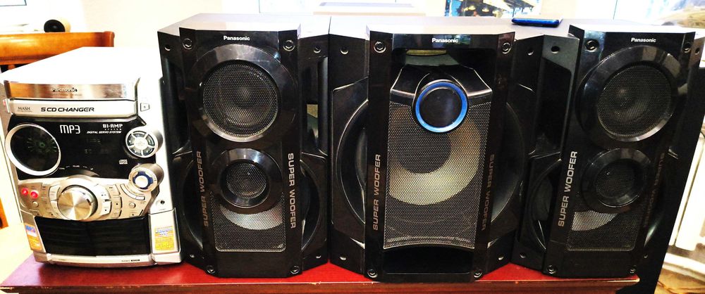 Panasonic Музыкальный центр 2колонки 1 сабвуфер