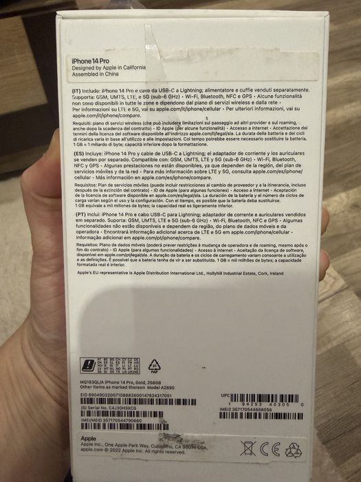 Iphone 14 pro 256 gold