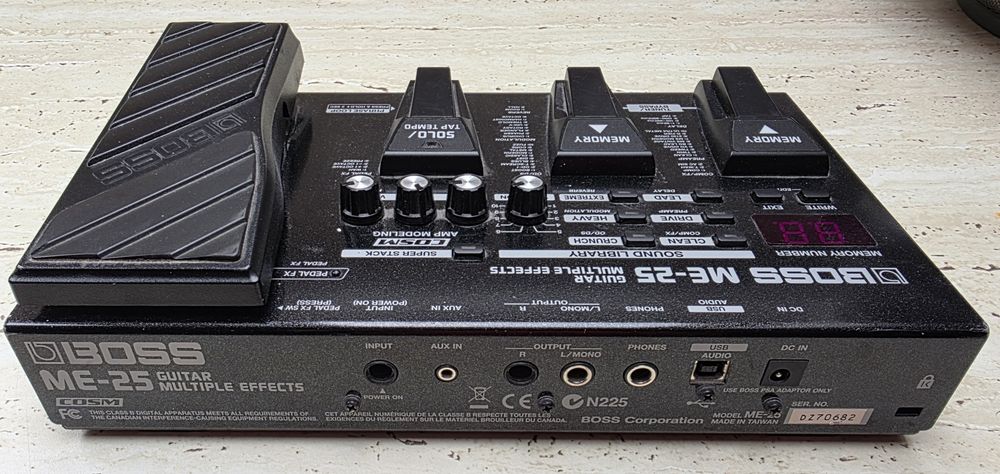 Boss ME-25 – procesor multi-efect pentru chitară