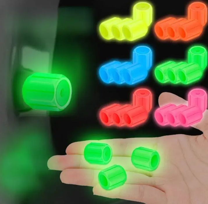 50 бр светещи капачки за кола/мотор или колело