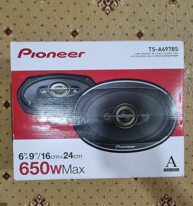 овальные  колонки Pioneer  original

• Система воспроизведения: Коакси
