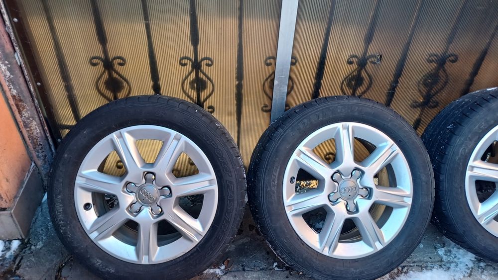 Jante magneziu 5x112  audi pe 16 cu cauciucuri Import Germania