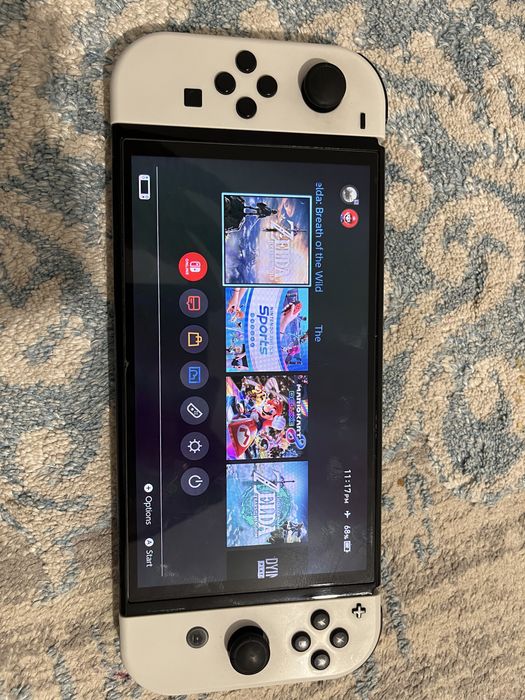 Switch oled белый прошитый 512GB