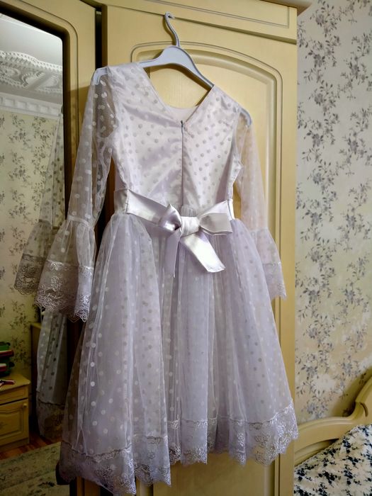 Платье снежинки новогоднее