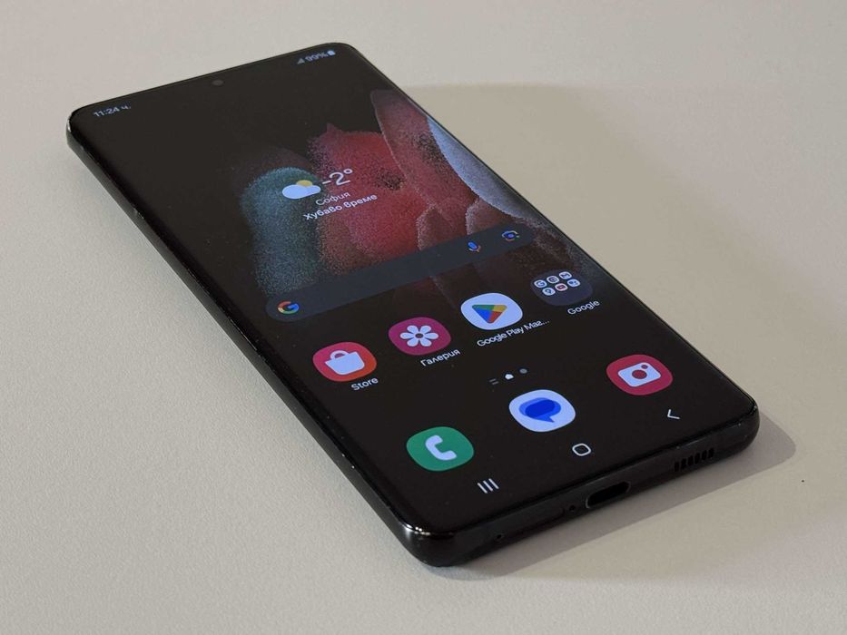 Бартер! Samsung Galaxy S21 Ultra 12GB / Phantom Black (Черен)