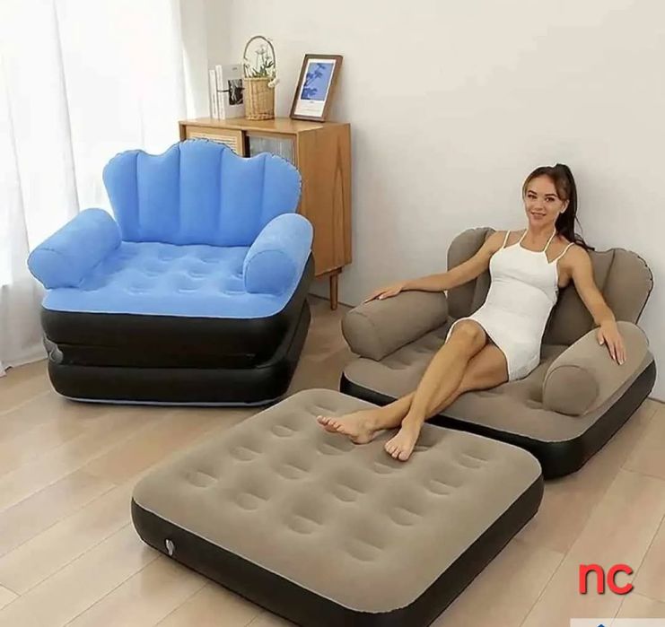 Надуваем фотьойл-легло