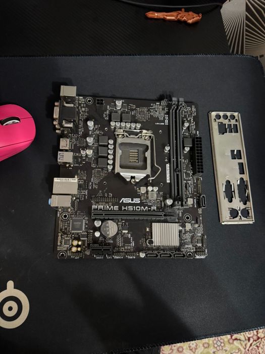 МАТЬ ASUS PRIME H510M-R + Intel core i3 10100f + кулер