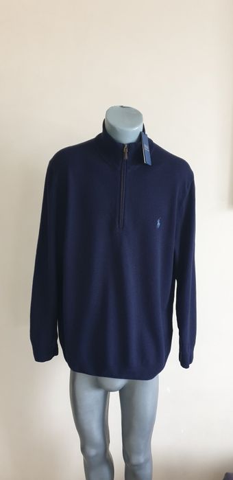 POLO Ralph Lauren Cardigan Merino Knitted Half Zip L НОВО! ОРИГИНАЛ!
