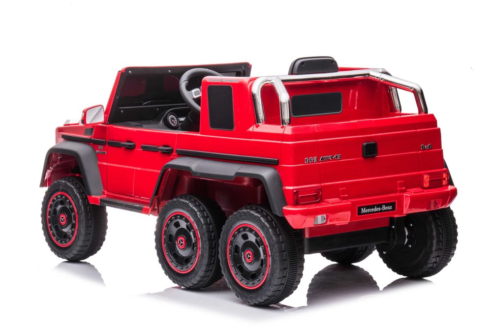 Masinuta electrica Mercedes G63 6x6 210W 12V 10Ah RED