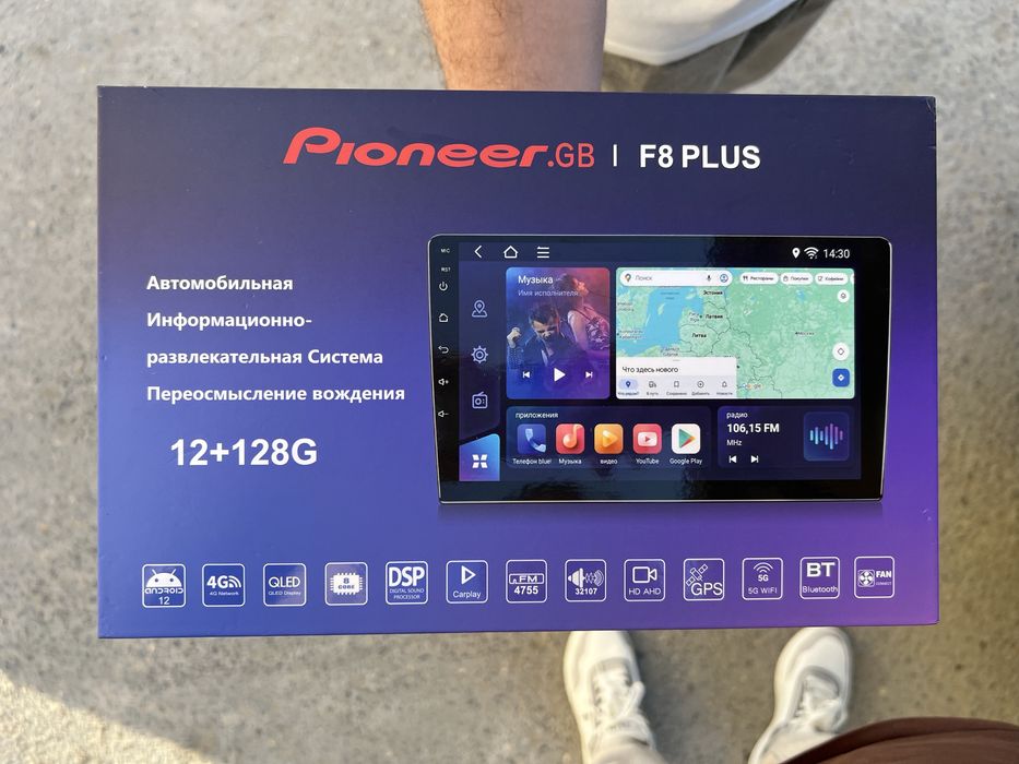 Pioneer F8 PLUS CARPLAY Магнитола Андроид