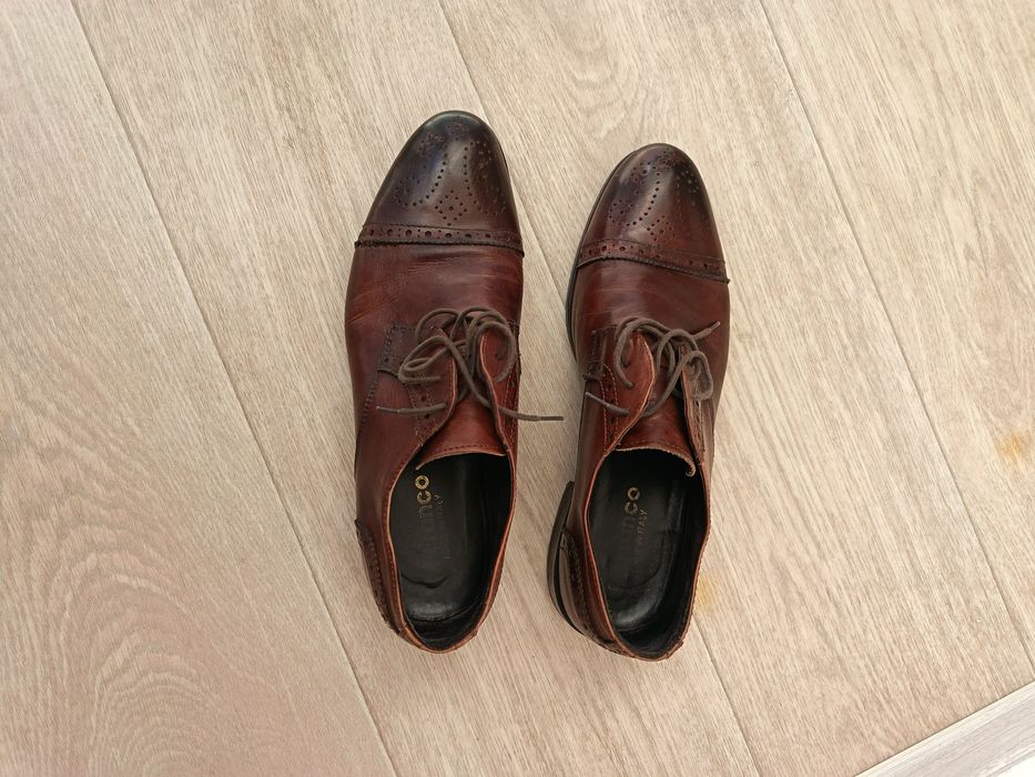 Полуботинки мужские кожаные