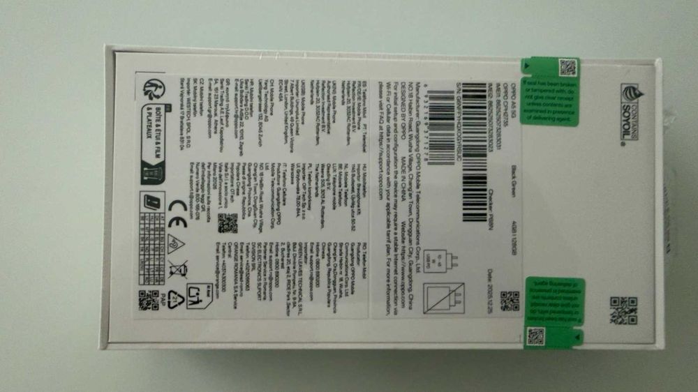 OPPO A5 5G Black Green