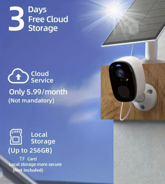 Камера 4g, Wi-Fi с солнечной панелью