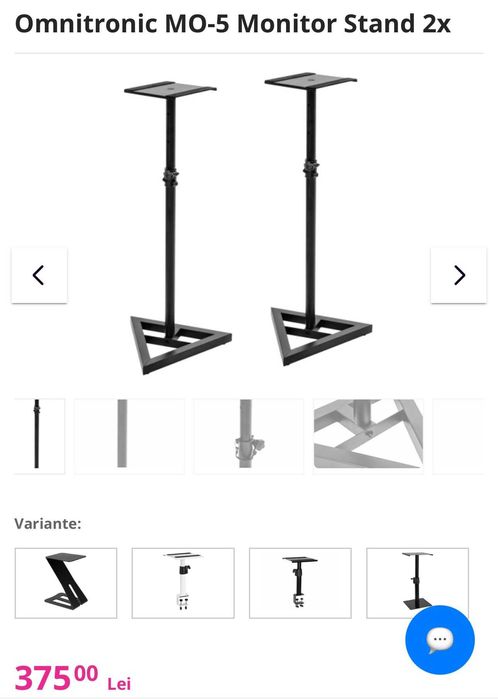 Yamaha HS7 + Omnitronic MO-5