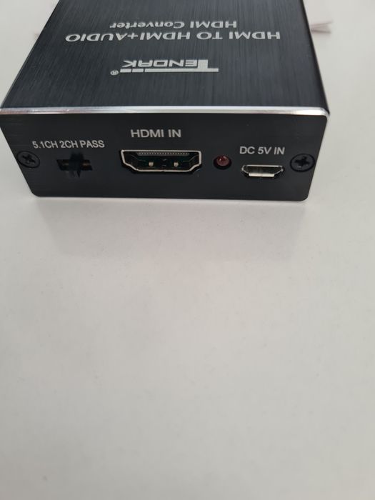 Convertor audio Hdmi la Hdmi+ audio toslink(optic) sau jack 3.5mm