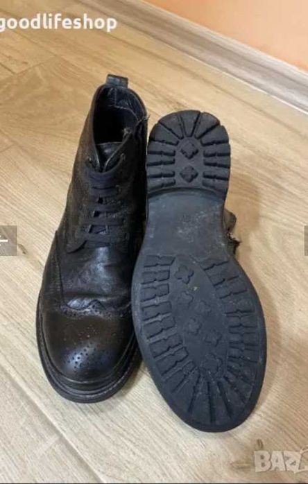 Мъжки боти естествена кожа LASOCKI - CCC