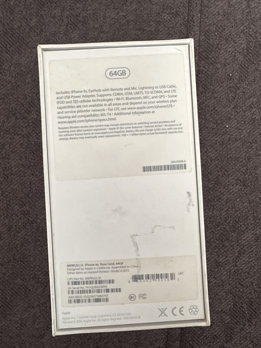 Смартфон IPhone 6s 64gb