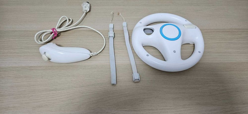 Nunchuck wii + volan wiisi set de 2 snururi