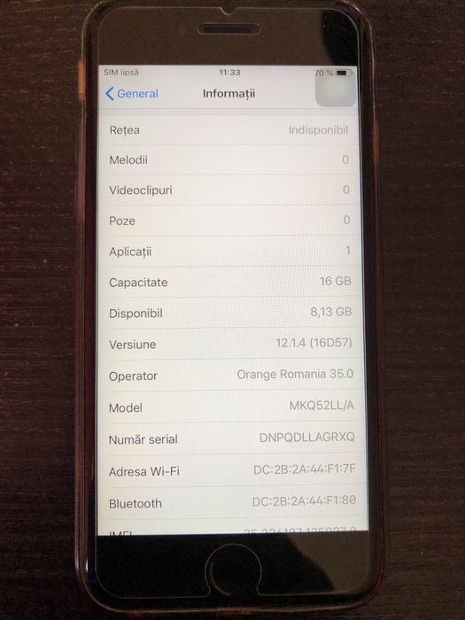 Iphone 6S in stare excelenta